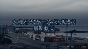 大分港 2025年Q4 港湾政策 最新動向（乗り物とインフラ新聞）