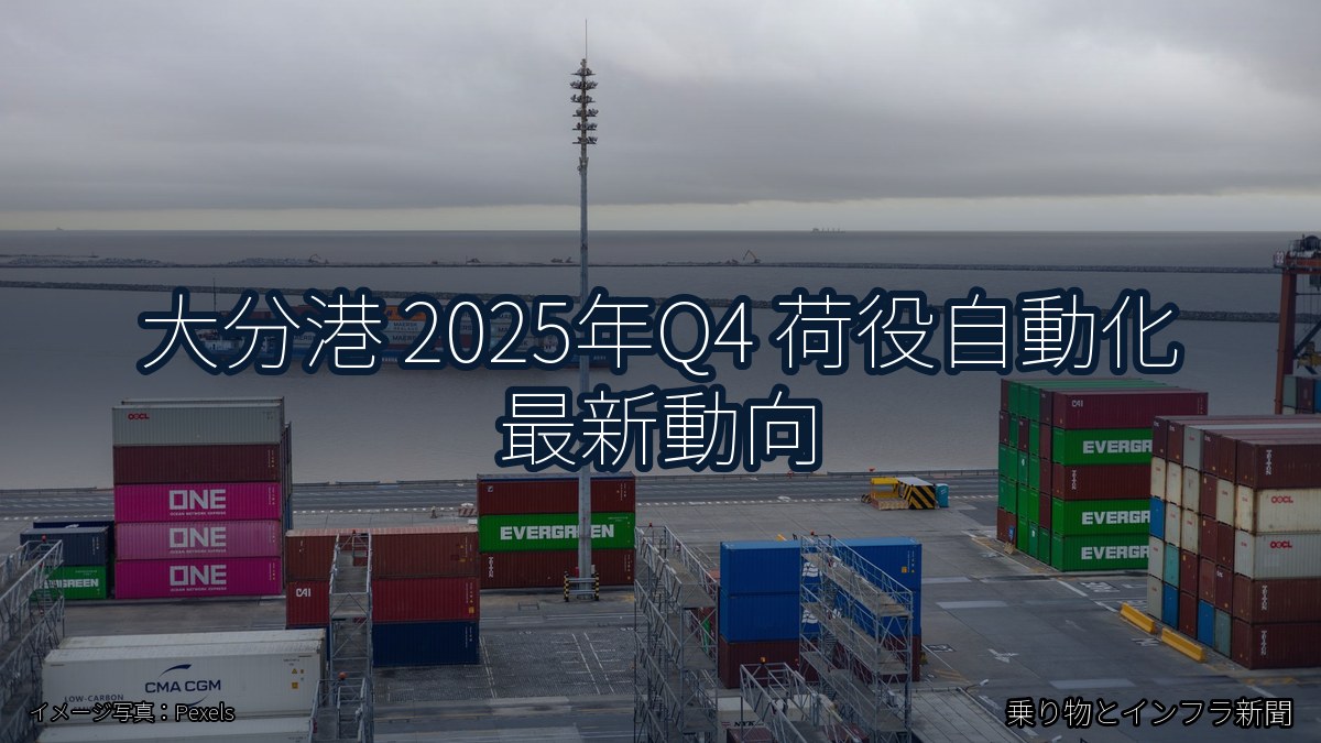 大分港 2025年Q4 荷役自動化 最新動向（乗り物とインフラ新聞）