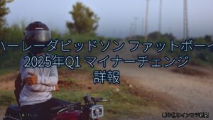 ハーレーダビッドソン ファットボーイ 2025年Q1 マイナーチェンジ 詳報（乗り物とインフラ新聞）