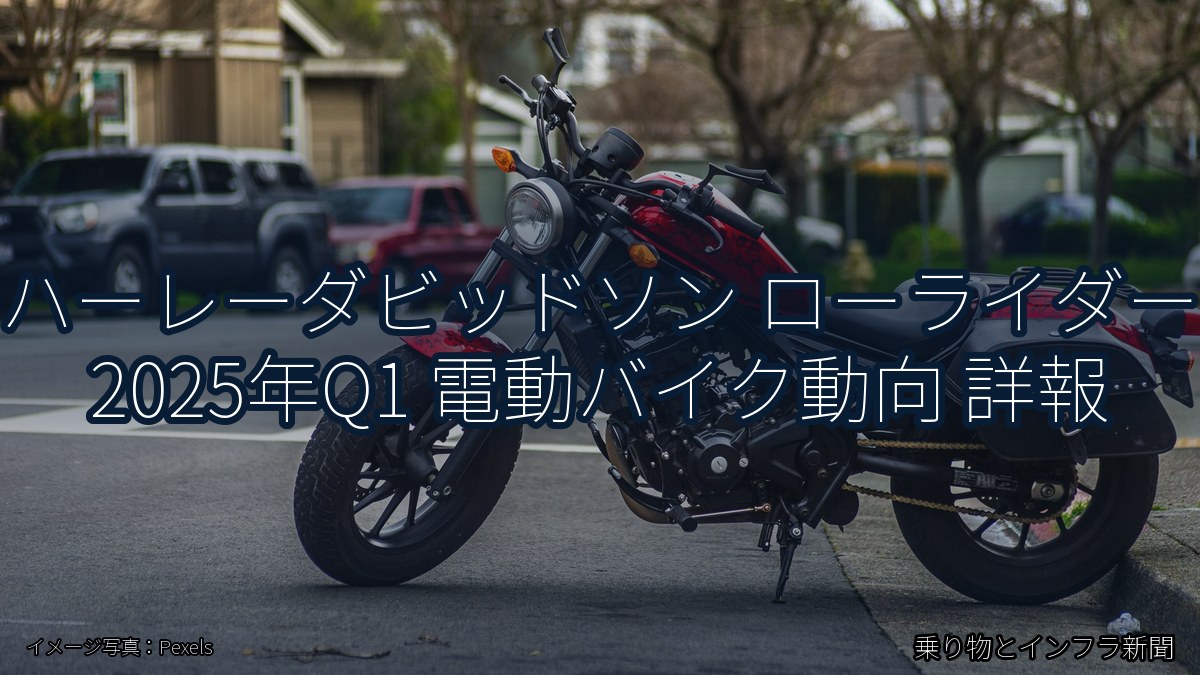 ハーレーダビッドソン ローライダー 2025年Q1 電動バイク動向 詳報（乗り物とインフラ新聞）