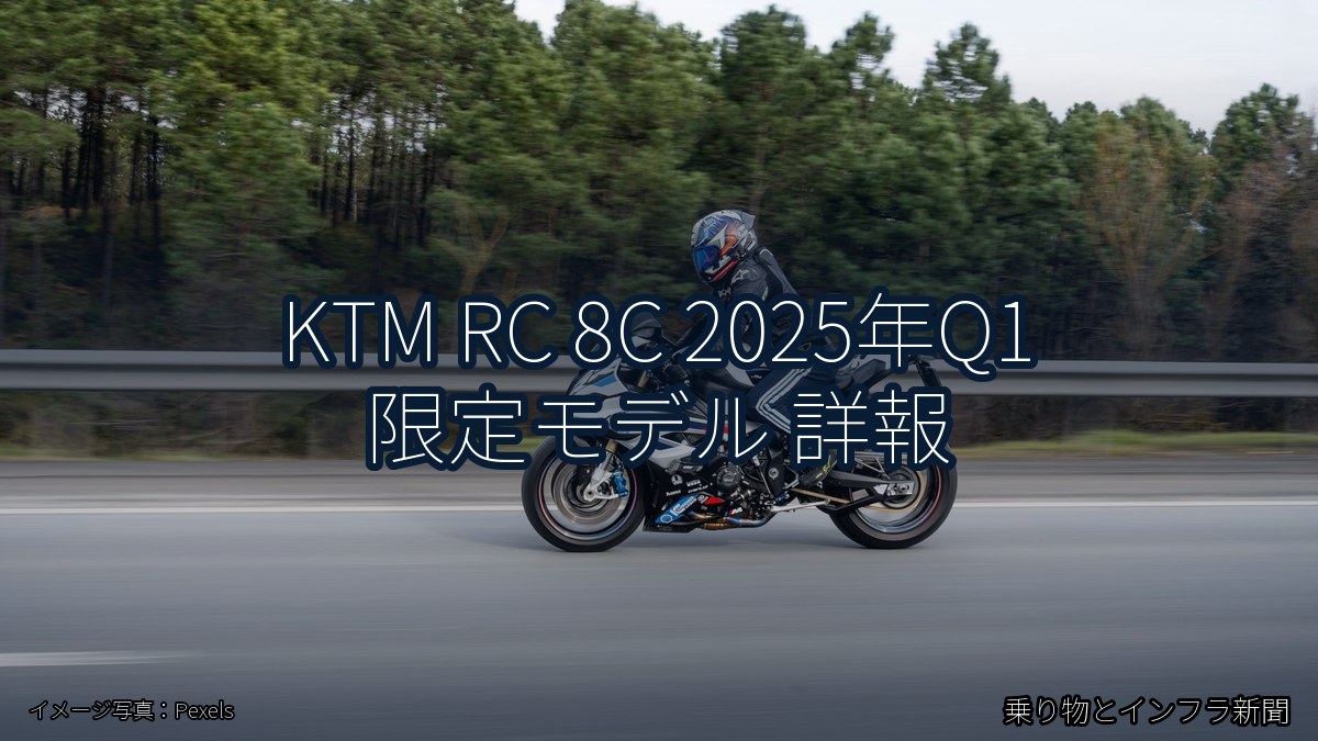 KTM RC 8C 2025年Q1 限定モデル 詳報（乗り物とインフラ新聞）