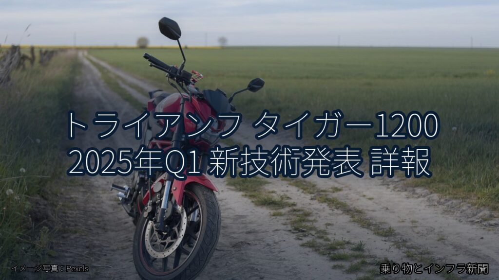 トライアンフ タイガー1200 2025年Q1 新技術発表 詳報（乗り物とインフラ新聞）
