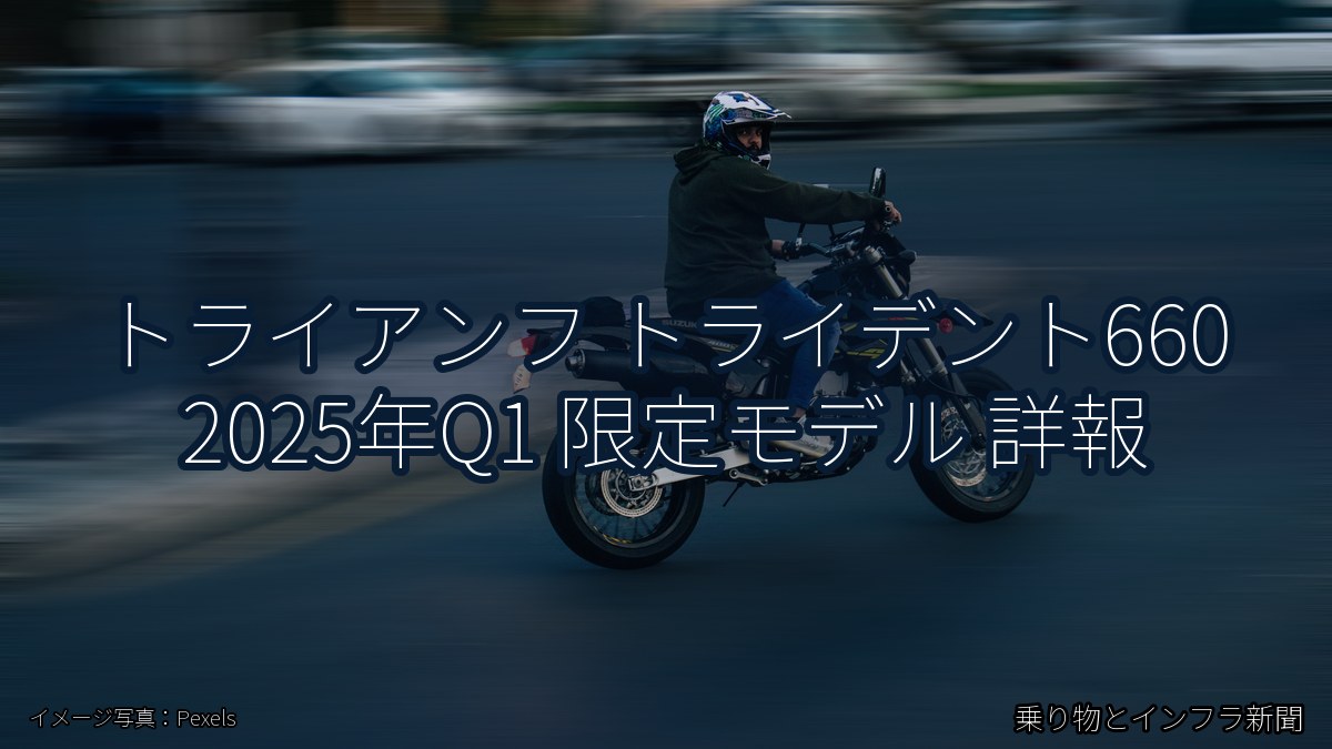 トライアンフ トライデント660 2025年Q1 限定モデル 詳報（乗り物とインフラ新聞）