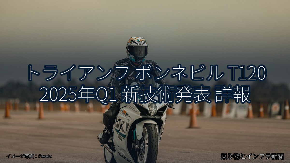 トライアンフ ボンネビル T120 2025年Q1 新技術発表 詳報（乗り物とインフラ新聞）