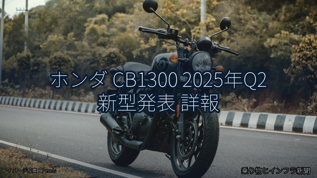 ホンダ CB1300 2025年Q2 新型発表 詳報（乗り物とインフラ新聞）