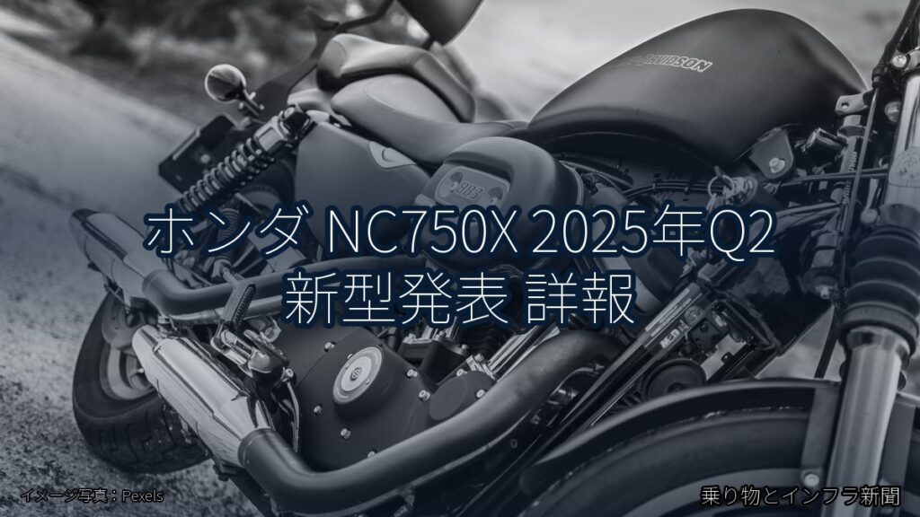 ホンダ NC750X 2025年Q2 新型発表 詳報（乗り物とインフラ新聞）