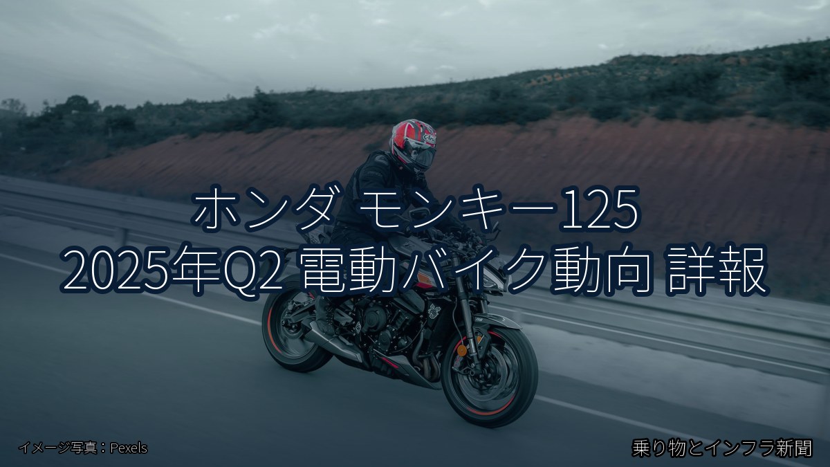 ホンダ モンキー125 2025年Q2 電動バイク動向 詳報（乗り物とインフラ新聞）
