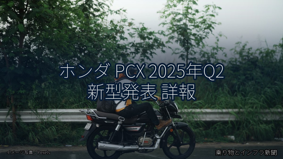 ホンダ PCX 2025年Q2 新型発表 詳報（乗り物とインフラ新聞）