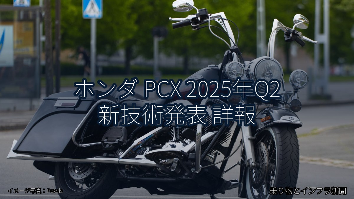 ホンダ PCX 2025年Q2 新技術発表 詳報（乗り物とインフラ新聞）
