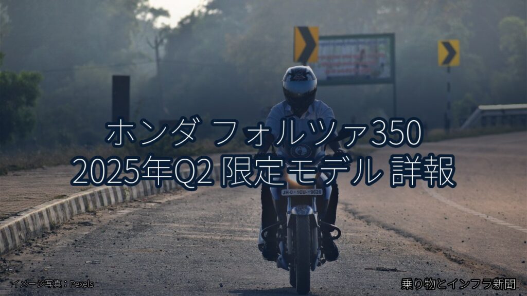 ホンダ フォルツァ350 2025年Q2 限定モデル 詳報（乗り物とインフラ新聞）