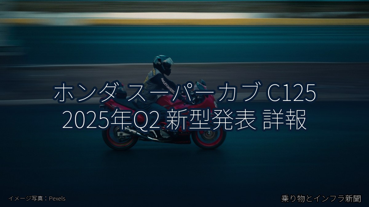 ホンダ スーパーカブ C125 2025年Q2 新型発表 詳報（乗り物とインフラ新聞）