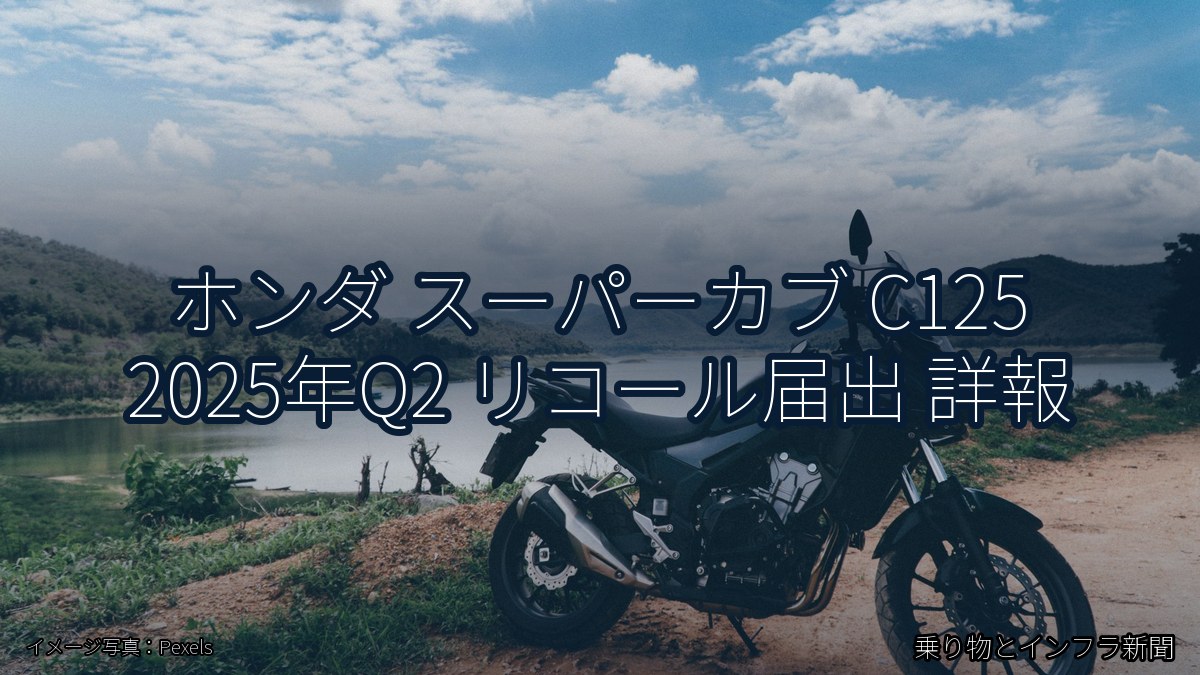 ホンダ スーパーカブ C125 2025年Q2 リコール届出 詳報（乗り物とインフラ新聞）