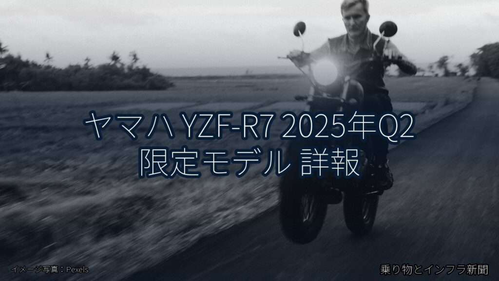 ヤマハ YZF-R7 2025年Q2 限定モデル 詳報（乗り物とインフラ新聞）