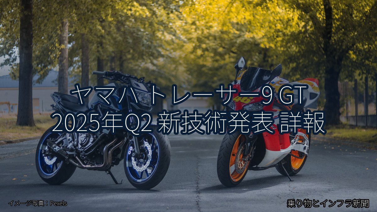 ヤマハ トレーサー9 GT 2025年Q2 新技術発表 詳報(乗り物とインフラ新聞)