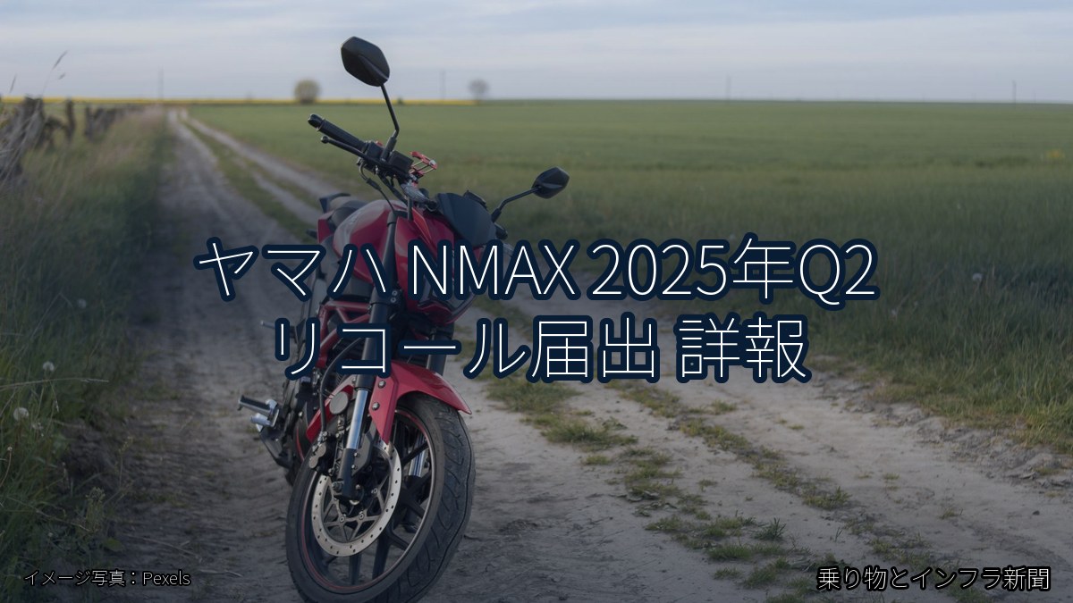 ヤマハ NMAX 2025年Q2 リコール届出 詳報（乗り物とインフラ新聞）