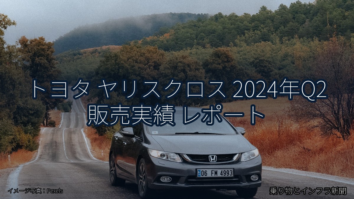 トヨタ ヤリスクロス 2024年Q2 販売実績 レポート（乗り物とインフラ新聞）