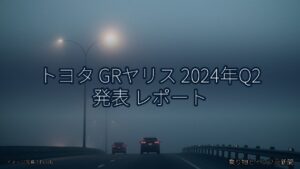 トヨタ GRヤリス 2024年Q2 発表 レポート（乗り物とインフラ新聞）