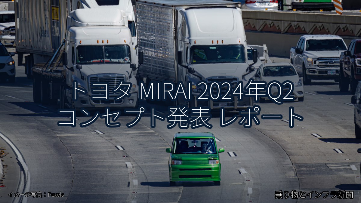 トヨタ MIRAI 2024年Q2 コンセプト発表 レポート（乗り物とインフラ新聞）