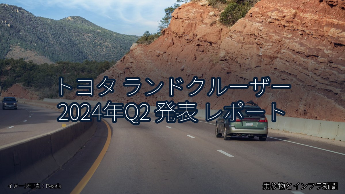 トヨタ ランドクルーザー 2024年Q2 発表 レポート(乗り物とインフラ新聞)