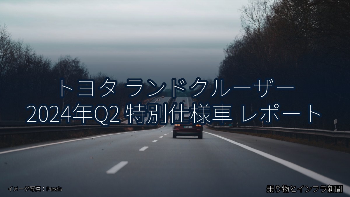 トヨタ ランドクルーザー 2024年Q2 特別仕様車 レポート（乗り物とインフラ新聞）