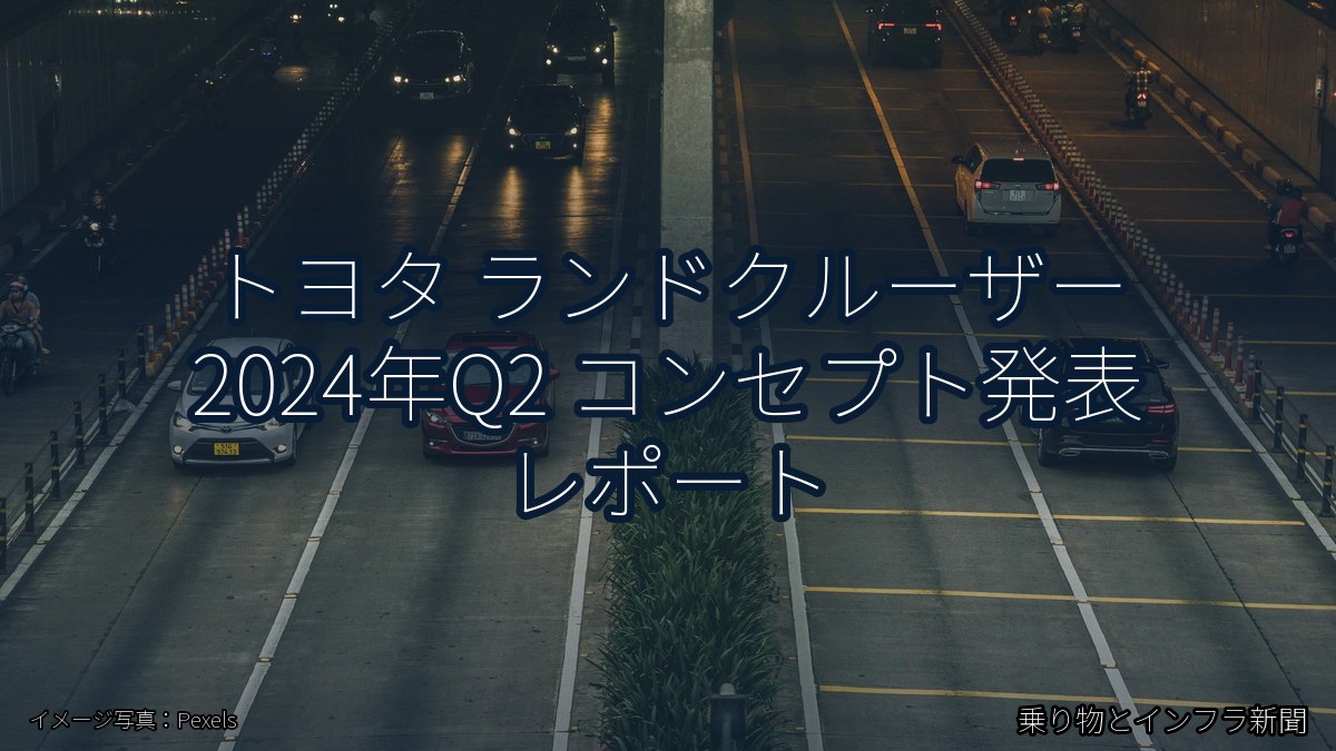 トヨタ ランドクルーザー 2024年Q2 コンセプト発表 レポート（乗り物とインフラ新聞）