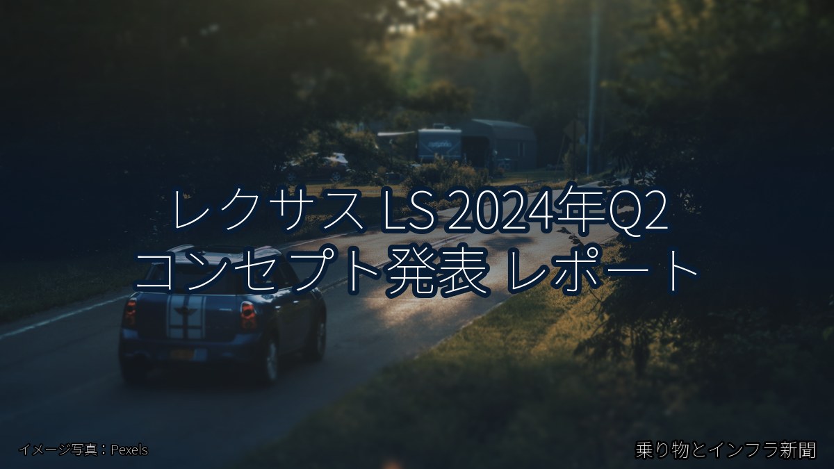 レクサス LS 2024年Q2 コンセプト発表 レポート（乗り物とインフラ新聞）