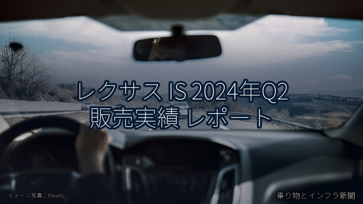 レクサス IS 2024年Q2 販売実績 レポート（乗り物とインフラ新聞）