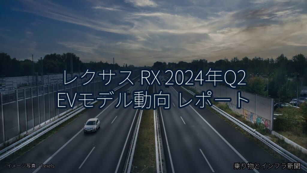 レクサス RX 2024年Q2 EVモデル動向 レポート（乗り物とインフラ新聞）