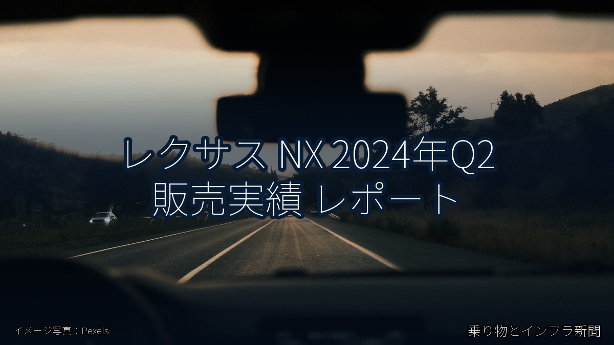 レクサス NX 2024年Q2 販売実績 レポート（乗り物とインフラ新聞）