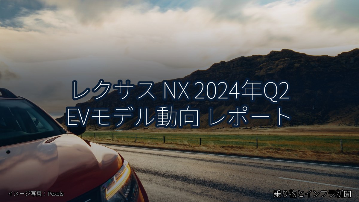 レクサス NX 2024年Q2 EVモデル動向 レポート（乗り物とインフラ新聞）