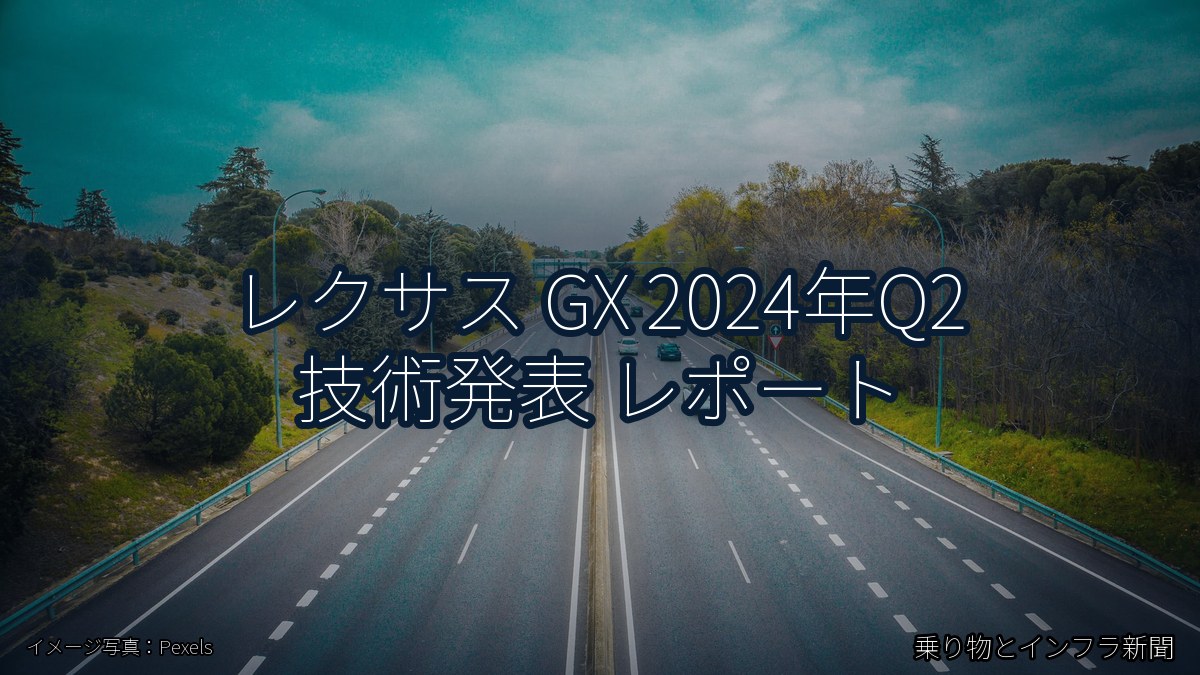 レクサス GX 2024年Q2 技術発表 レポート（乗り物とインフラ新聞）