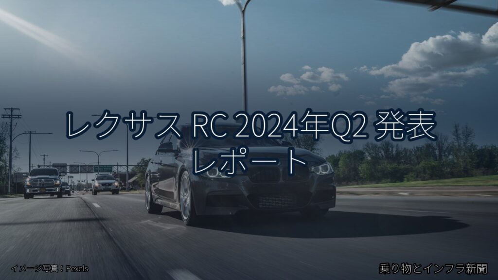 レクサス RC 2024年Q2 発表 レポート（乗り物とインフラ新聞）