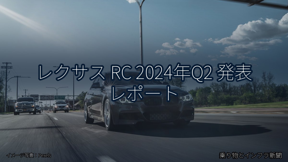 レクサス RC 2024年Q2 発表 レポート（乗り物とインフラ新聞）