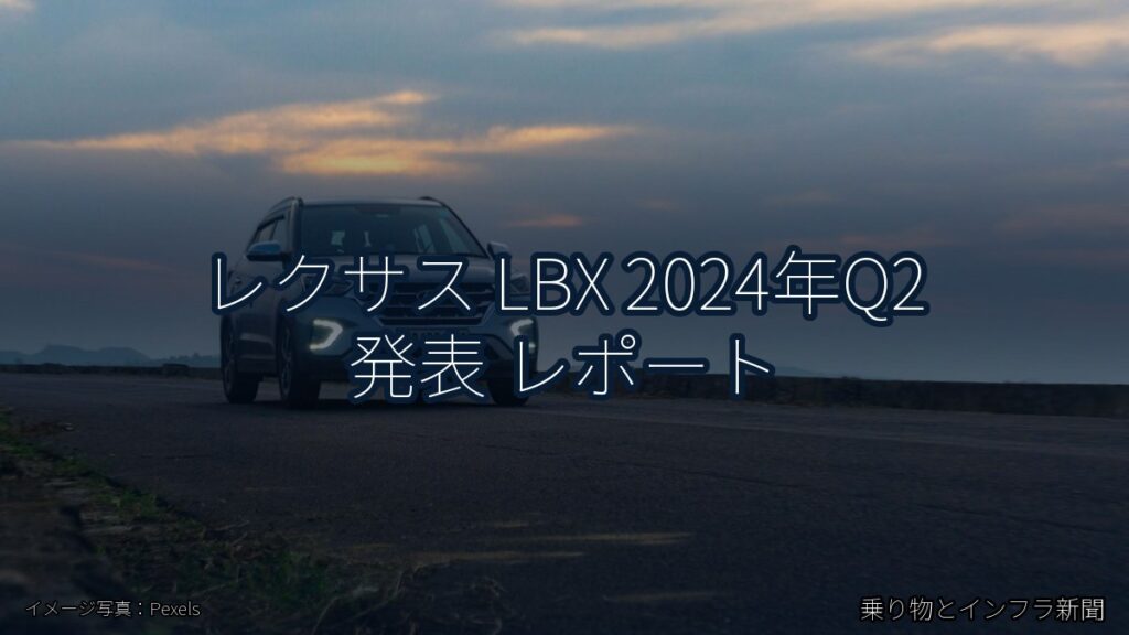 レクサス LBX 2024年Q2 発表 レポート（乗り物とインフラ新聞）