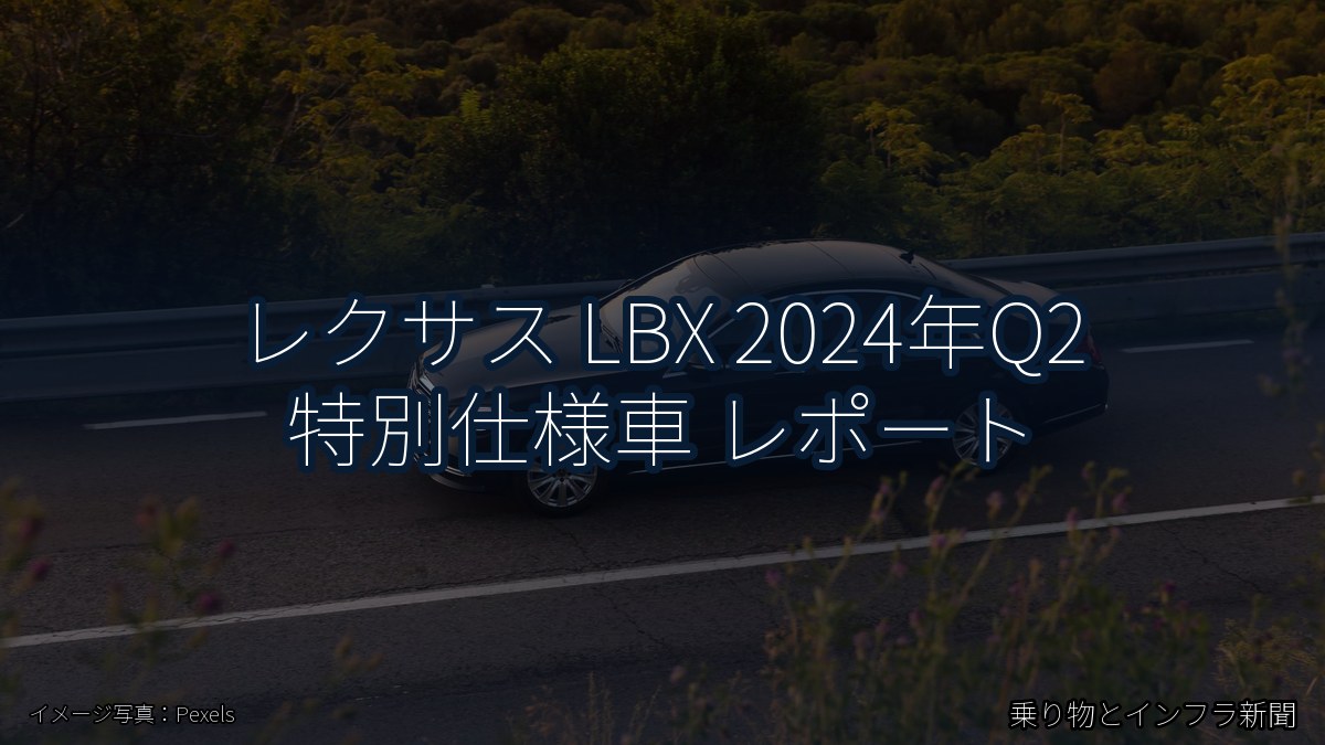 レクサス LBX 2024年Q2 特別仕様車 レポート（乗り物とインフラ新聞）