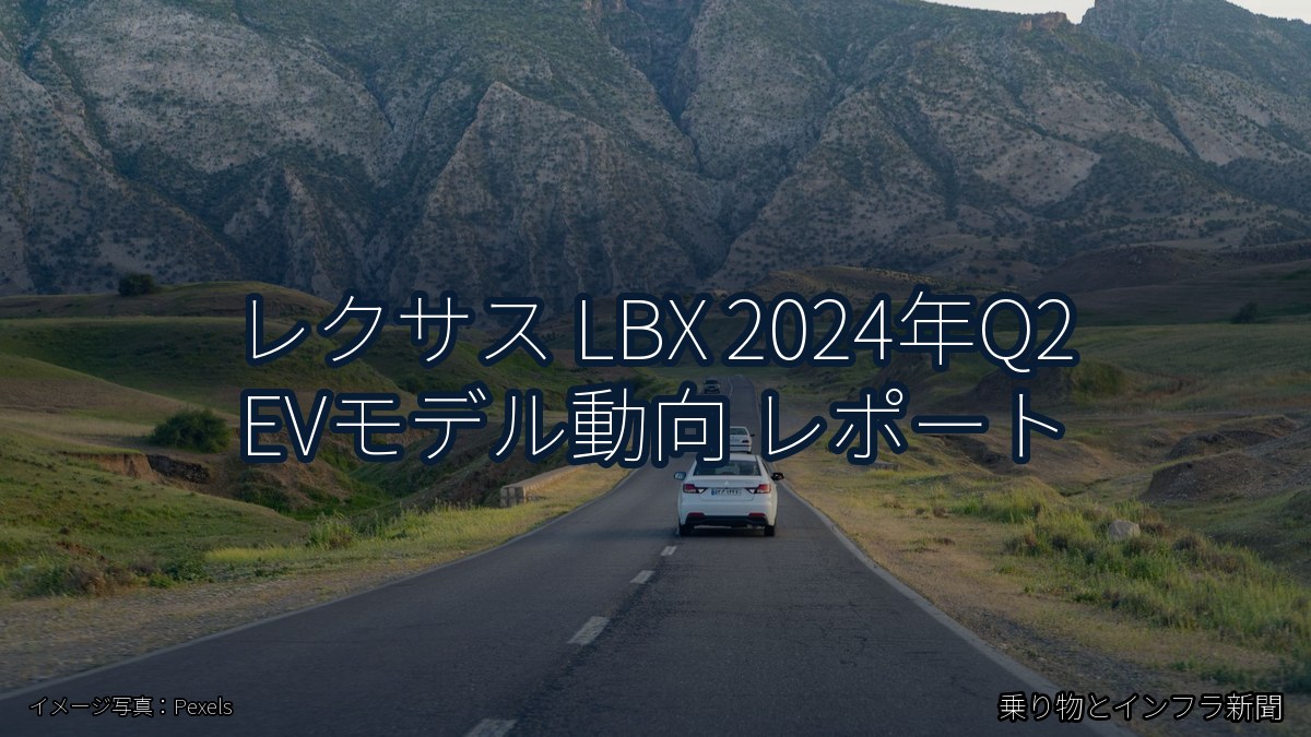 レクサス LBX 2024年Q2 EVモデル動向 レポート（乗り物とインフラ新聞）