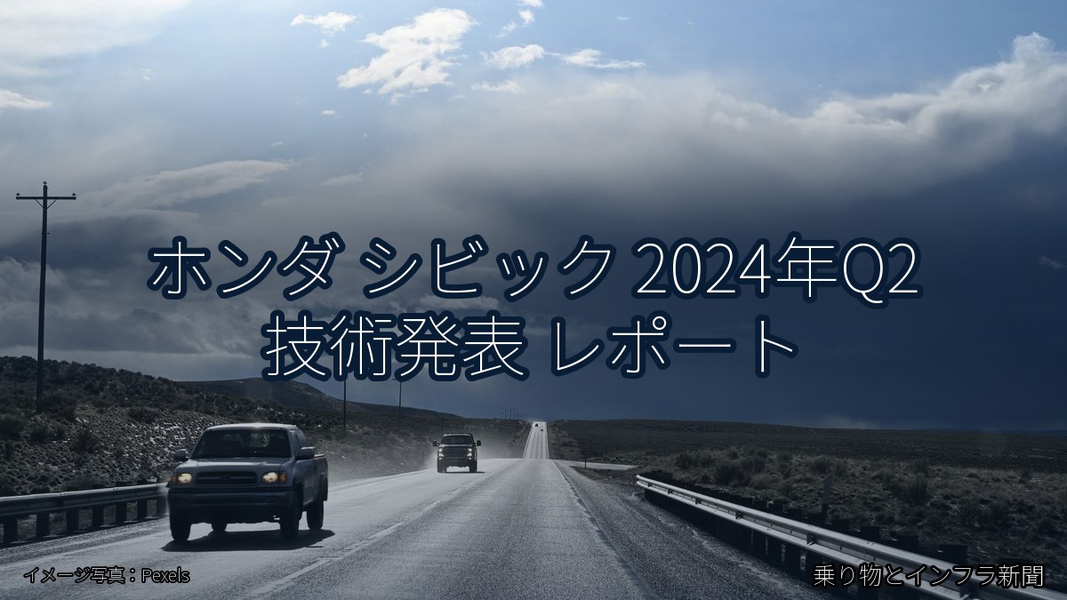 ホンダ シビック 2024年Q2 技術発表 レポート（乗り物とインフラ新聞）