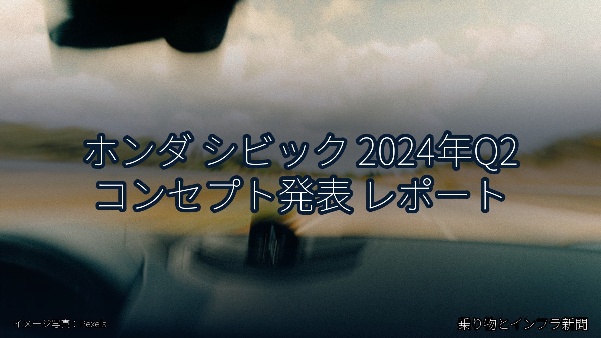 ホンダ シビック 2024年Q2 コンセプト発表 レポート（乗り物とインフラ新聞）