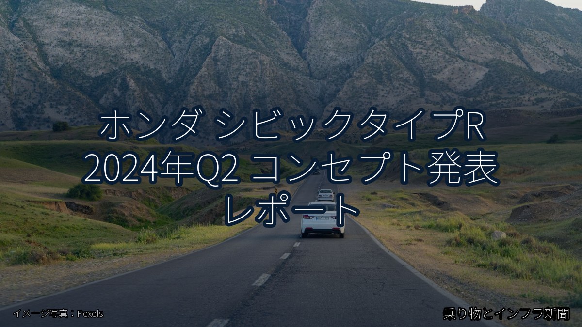 ホンダ シビックタイプR 2024年Q2 コンセプト発表 レポート(乗り物とインフラ新聞)