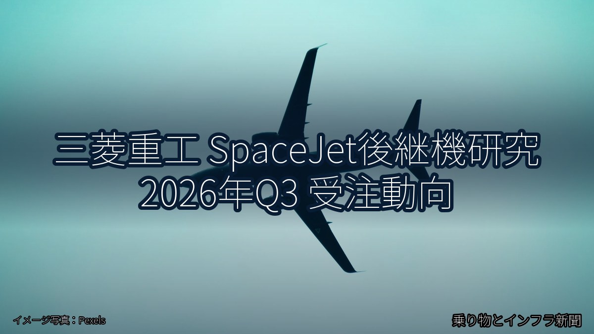 三菱重工 SpaceJet後継機研究 2026年Q3 受注動向（乗り物とインフラ新聞）