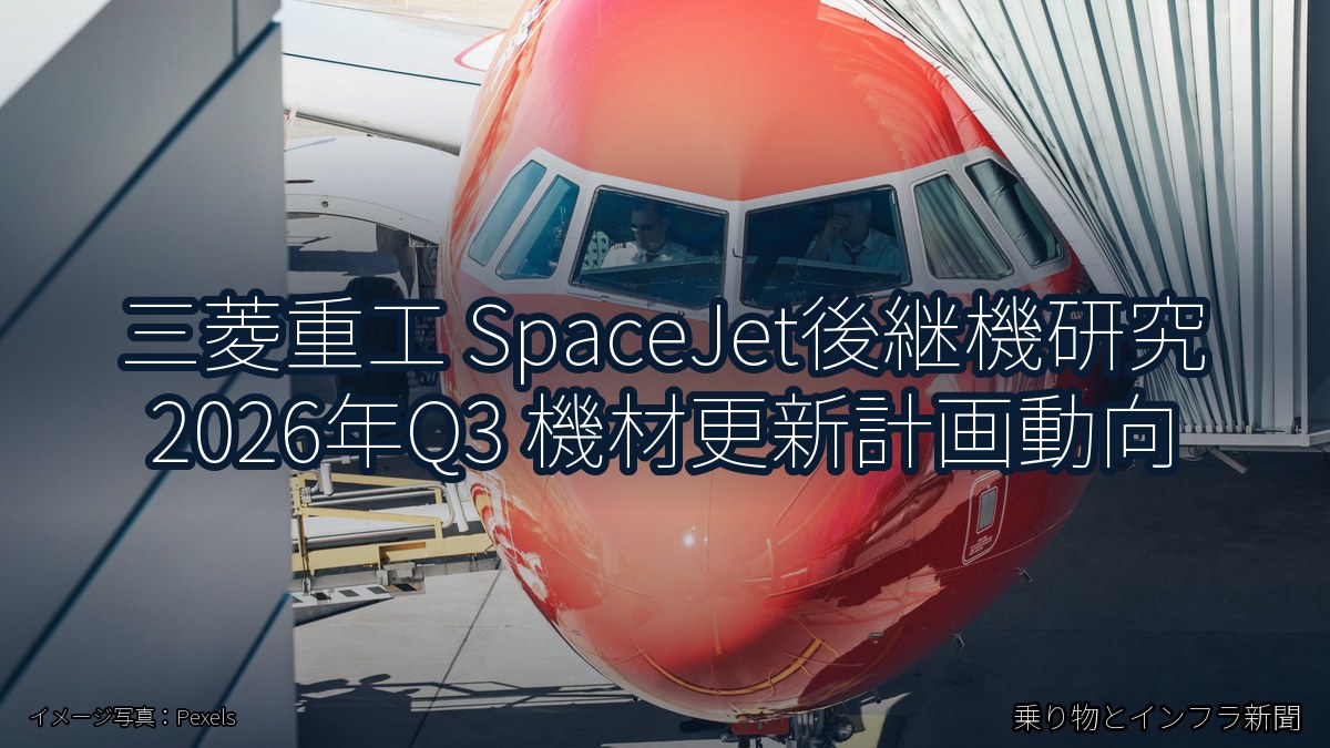 三菱重工 SpaceJet後継機研究 2026年Q3 機材更新計画動向（乗り物とインフラ新聞）