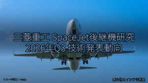三菱重工 SpaceJet後継機研究 2026年Q3 技術発表動向（乗り物とインフラ新聞）