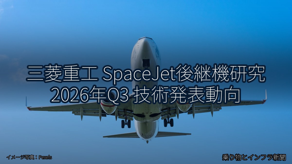 三菱重工 SpaceJet後継機研究 2026年Q3 技術発表動向（乗り物とインフラ新聞）