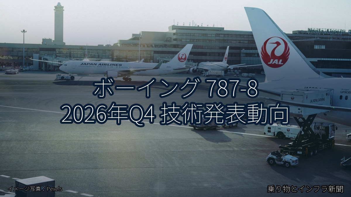 ボーイング 787-8 2026年Q4 技術発表動向（乗り物とインフラ新聞）