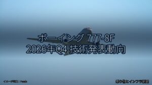 ボーイング 777-8F 2026年Q4 技術発表動向（乗り物とインフラ新聞）