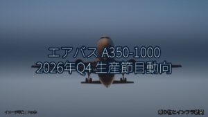 エアバス A350-1000 2026年Q4 生産節目動向（乗り物とインフラ新聞）