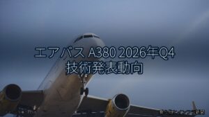 エアバス A380 2026年Q4 技術発表動向（乗り物とインフラ新聞）