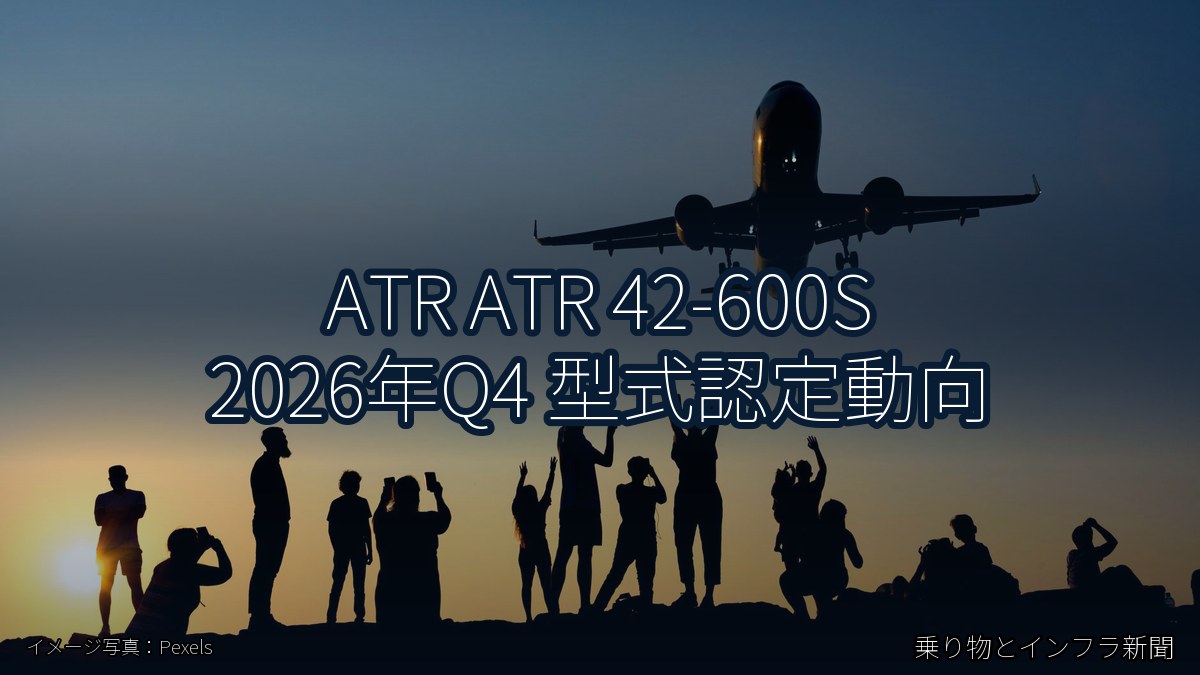 ATR ATR 42-600S 2026年Q4 型式認定動向（乗り物とインフラ新聞）
