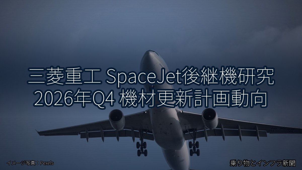 三菱重工 SpaceJet後継機研究 2026年Q4 機材更新計画動向（乗り物とインフラ新聞）