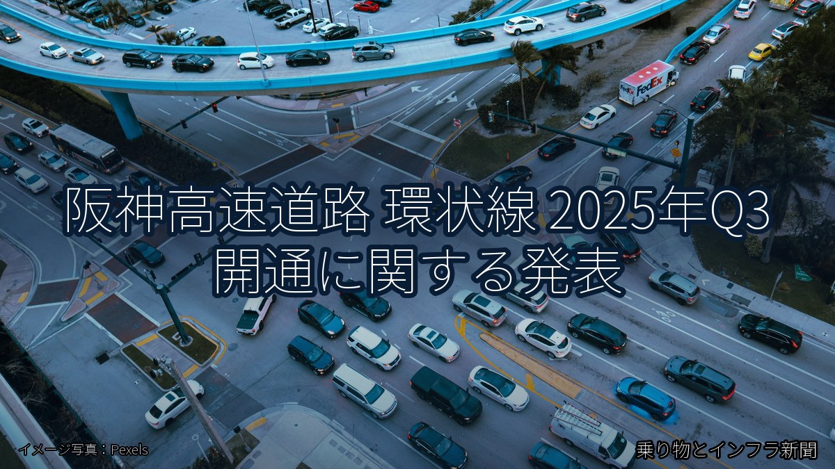 阪神高速道路 環状線 2025年Q3 開通に関する発表（乗り物とインフラ新聞）